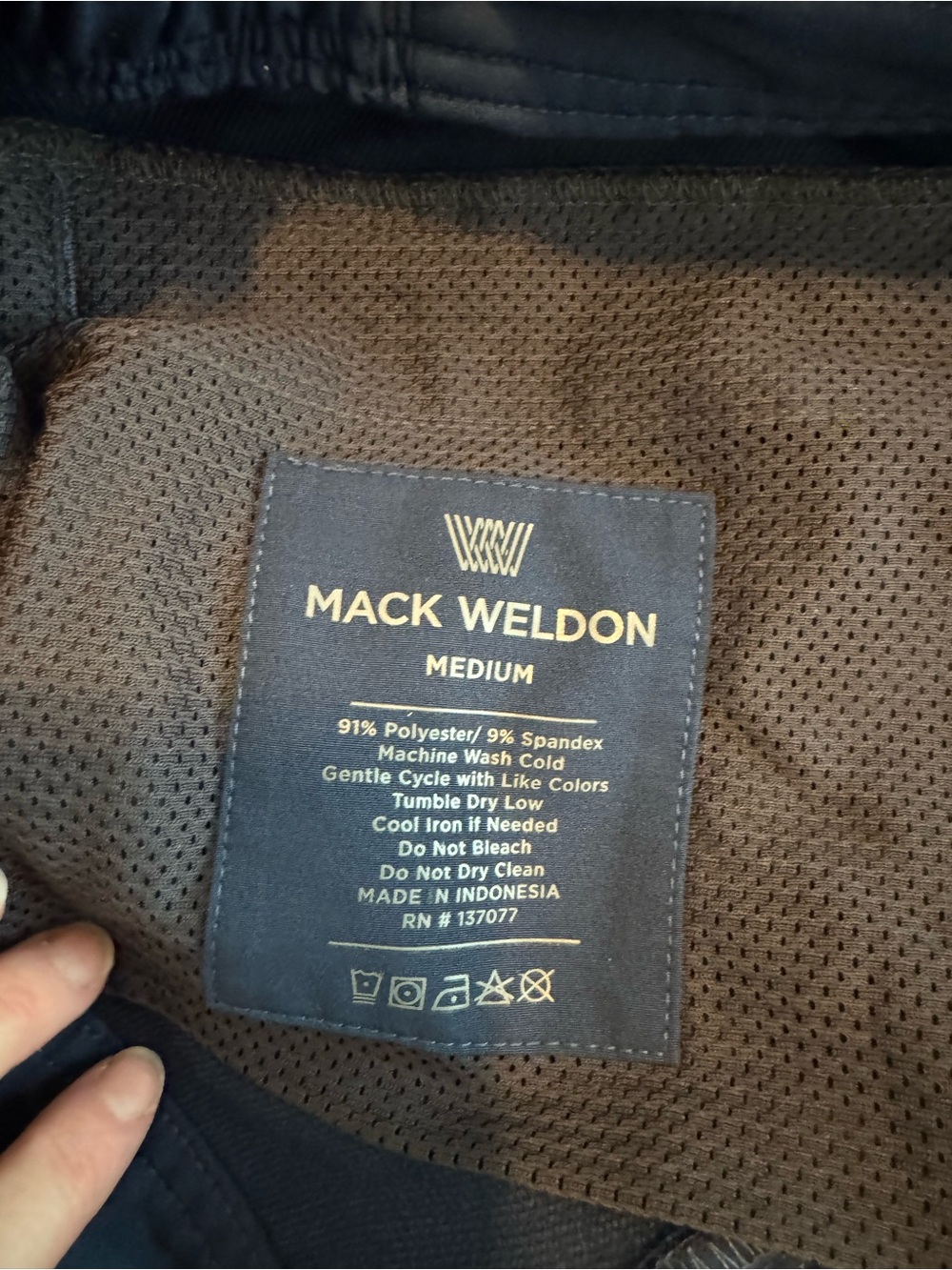 Mack Weldon Navy pants
